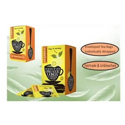 Clipper Organic Infusion Lemon & Ginger 25 Envelopes - PACK (6)