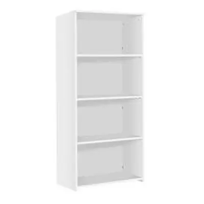 Sonata Premium Bookcase with 3 Shelves - White - EP1600BCWH