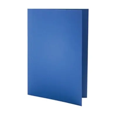 Guildhall Square Cut Folder Mediumweight Foolscap Blue (100 Pack)