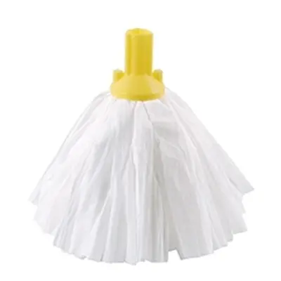 Exel Big White Mop Head Yellow (Pack of 10) 102199Y