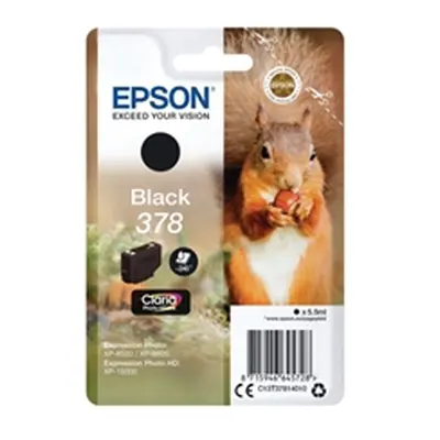 Epson 378 Ink Cartridge Claria Photo HD Squirrel Black C13T37814010