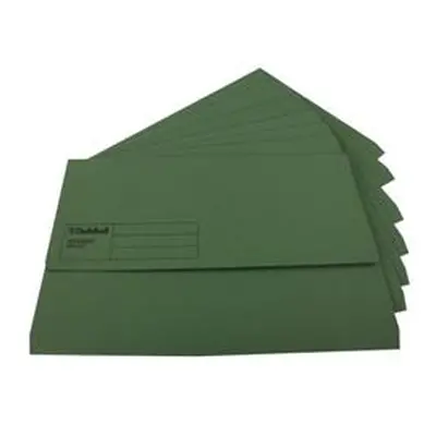 Exacompta Guildhall Document Wallet Foolscap Green (50 Pack)