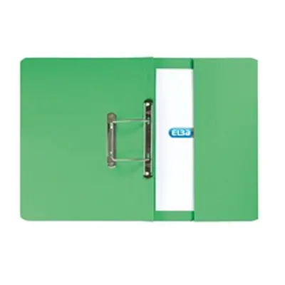 Elba Spring Pocket File Mediumweight Foolscap Green (Pack of 25)