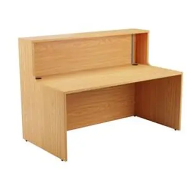 Reception Unit 1600 - Nova Oak Sides With Nova Oak Top