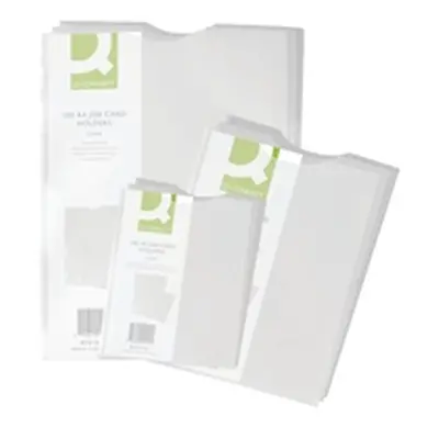 Q-Connect Card Holder Polypropylene A5 (Pack of 100) Ref KF01948