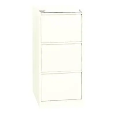 Bisley BS3E Filing Cabinet 3-Drawer H1016mm Chalk White - 101222