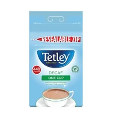 Tetley One Cup Decaffeinated Tea Bags (440 Pack) 1800A