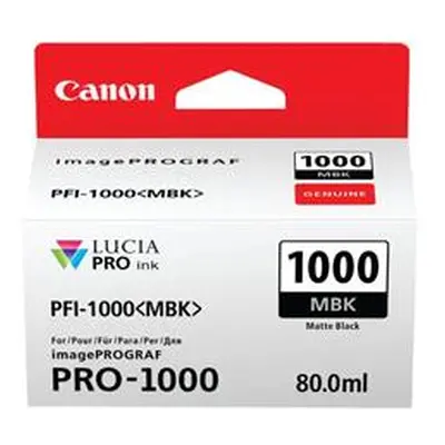 Canon PFI-1000MBK (Matte Black) Ink Cartridge (80ml)