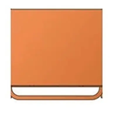 Fire Retardant Steel Sackholder White Body with Orange Lid 42L 410367