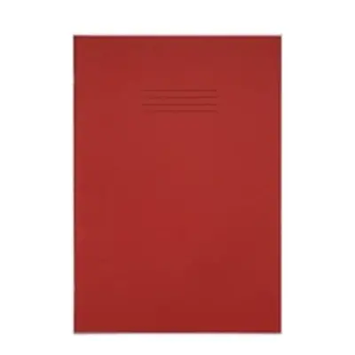 Rhino A4 Plus Exercise Book Red Ruled 80 page (Pack 50) VDU080-200