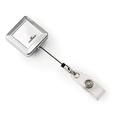 Durable QUADRO Badge Reel Chrome