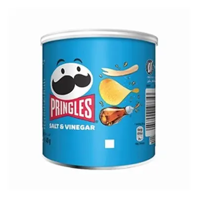 Pringles Salt and Vinegar Crisps 40g (Pack of 12) 7000273000