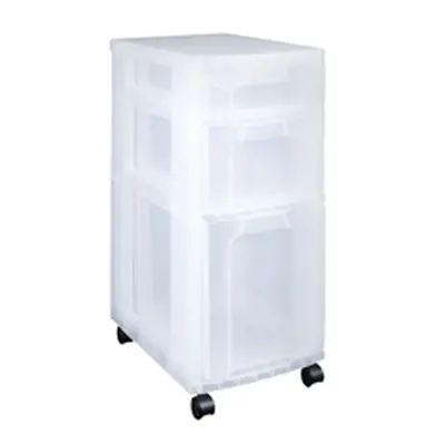 Really Useful Storage Tower Polypropylene 3 Drawers 7L 12L - DT1021b