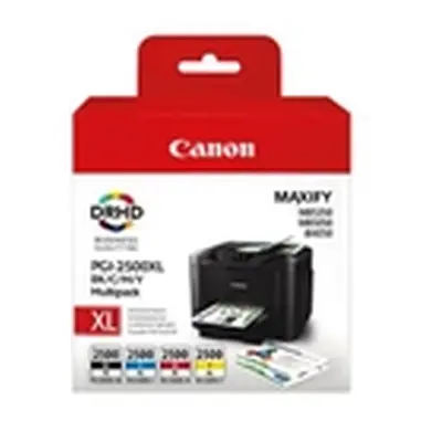 Canon PGI-2500XL Inkjet Cartridge Multi Value Pack High Yield CMYK