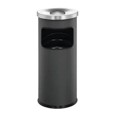 Durable Round Ashtray Bin 17L Grey