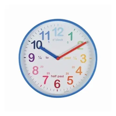 Acctim Wickford Time Teaching Clock Blue Edging 22529