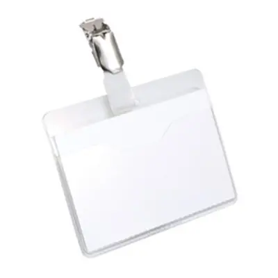 Durable Visitor Clip Name Badge 60x90mm