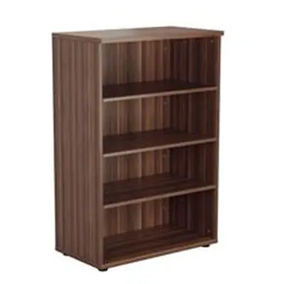 Mezzo Book Case 1200 With 3 Shelves - Dark Walnut - WDS1245DW