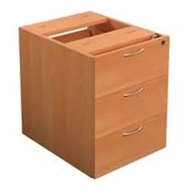 655 Fixed Pedestal 3 Drawers Beech