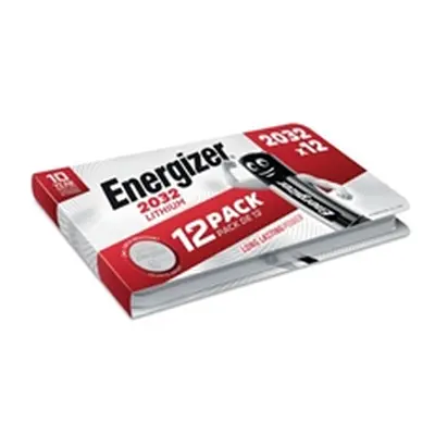 Energizer Lithium CR2032 Coin Cell (Pack 12) - E303693100