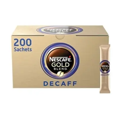 Nescafe Gold Blend Decaffeinated One Cup Coffee Sachets (Pack of 200)