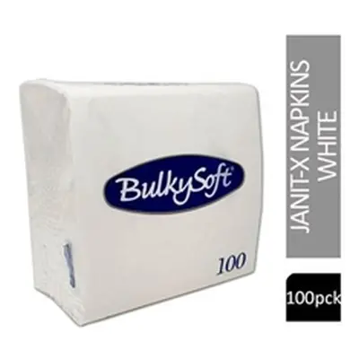 Bulky Soft Paper Napkins 2-Ply White 40c