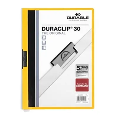 Durable DURACLIP 30 A4 Folder Yellow