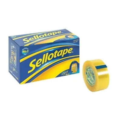 Sellotape Original Golden Tape 24mmx33m (6 Pack) 1443254