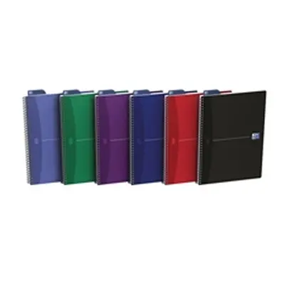 Oxford Card Cover Wirebound Notebook A4 Assorted (5 Pack) 100105331