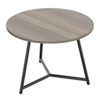 Trinity Table Low 800Mm Grey Oak - Black