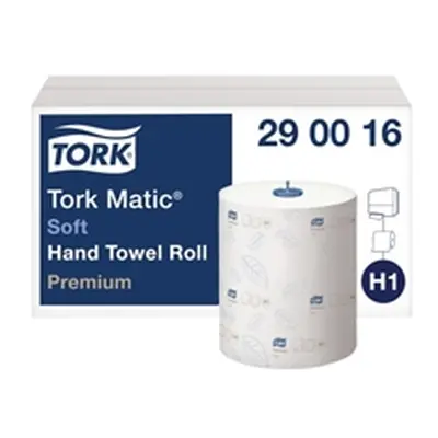 Tork Matic Hand Towel Roll H1 White 100m (6 Pack)