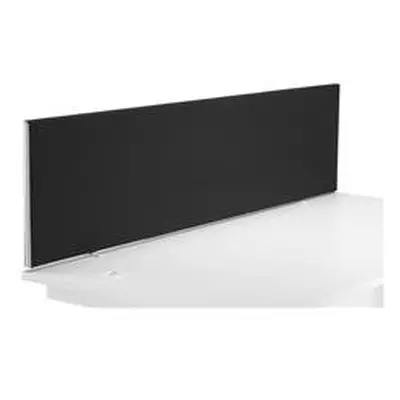 1800 Straight Upholstered Desktop Screen - Black - DMS1800SBK