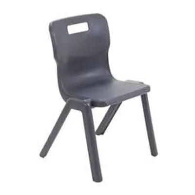 Titan One Piece Chair Size 4 - 380mm Seat Height - Charcoal - T4-C