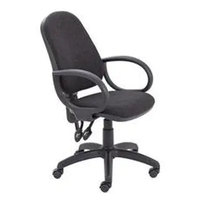 Calypso II High Back Chair with Fixed Arms Charcoal - CH2800CH+AC1002