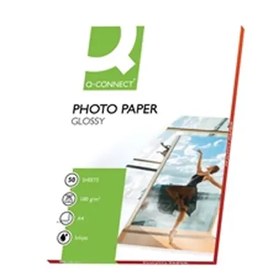 Q-Connect A4 Gloss Photo Paper 180gsm (Pack of 50) Ref KF02771