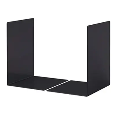 Durable Bookends Large Set of 2 Black