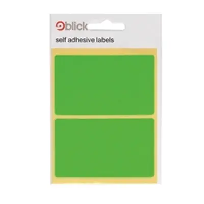 Blick Green Fluorescent Labels in Bags 50x80mm (160 Pack)