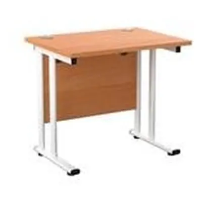 Allegro 800x600 Cantilever Workstation-Beech/White TWU8060RECBEWH