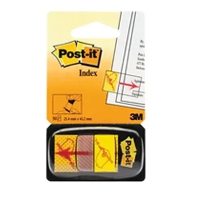 Post-it Index Tabs Sign Here Yellow (50 Pack) 680-9