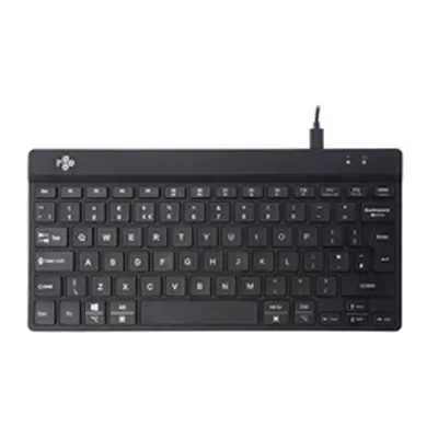 R-Go Compact Break Wired Keyboard UK Qwerty Black RGOCOUKWDBL