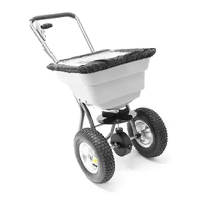 Salt Spreader with Rain Cover Grey 36kg 425728