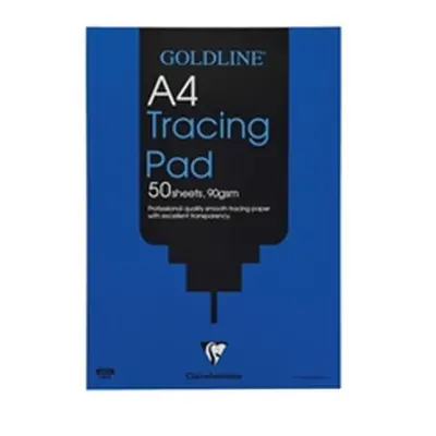 Clairefontaine Goldline Professional Tracing Pad 90gsm A4 50 Sheets