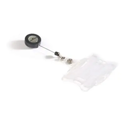 Durable Badge Reel ID Holder Clear