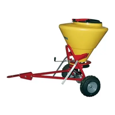 Towable Broadcast Salt Spreader Yellow 130L 407547