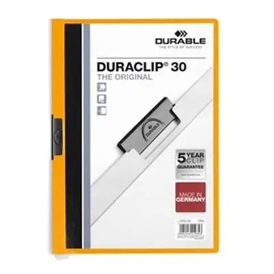 Durable DURACLIP 30 A4 Folder Orange