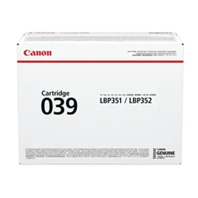 Canon 039 Toner Cartridge Black 0287C001