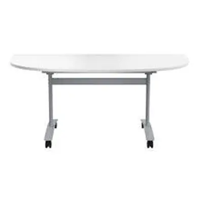 Allegro Tilting Table 1600x800-White and Silver/Ref OTT1680DENDSVWH