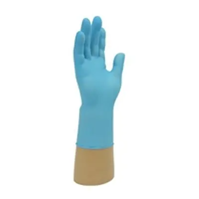 Shield GD21 Blue Nitrile Powder Free Disposable Glove Size XL Pack 100