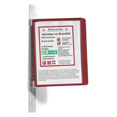 Durable VARIO Magnet Wall 5 A4 Red