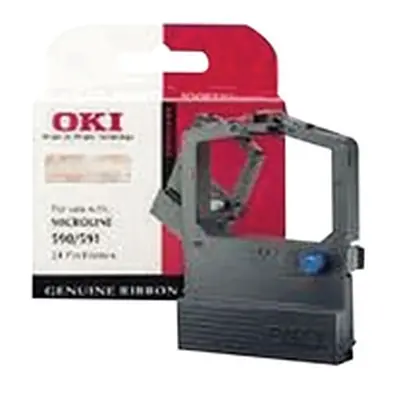 OKI Black Nylon Fabric Ribbon Cassette for ML-520 &